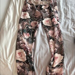 Haute Hippie Multicolor Floral Pants